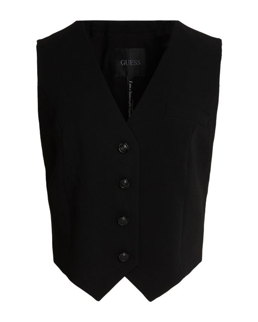 Guess Black Waistcoat