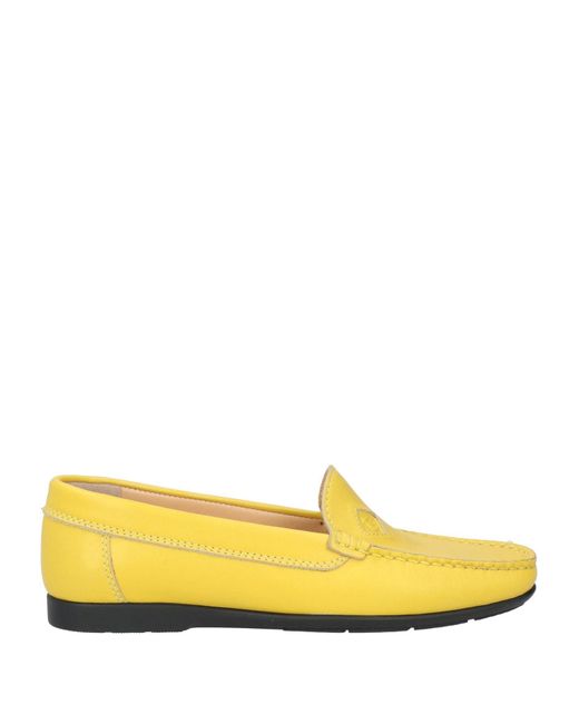 A.Testoni Yellow Loafers