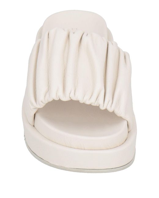 Docksteps White Sandals Leather