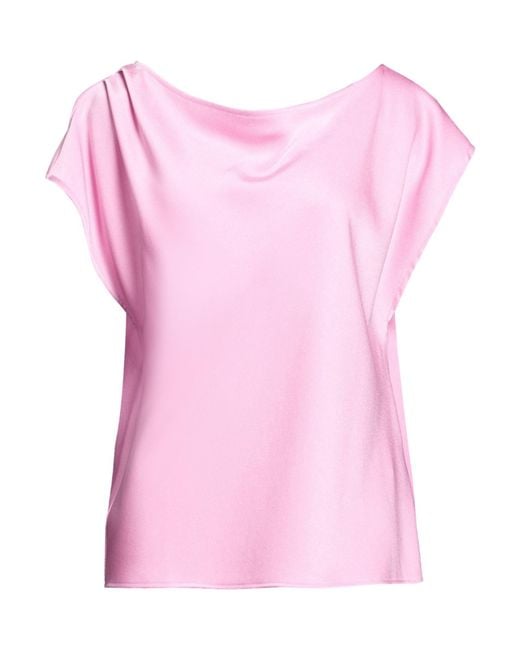Marella Pink Top Triacetate, Polyester