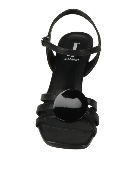 Jeannot Black Sandals