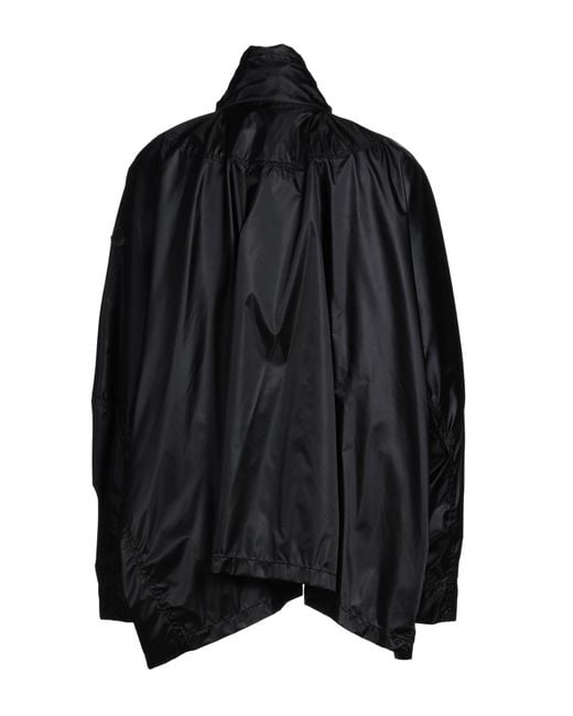 Moncler Black Windbreaker Satin Jacket