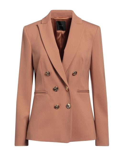Pinko Pink Blazer Viscose, Polyamide, Elastane