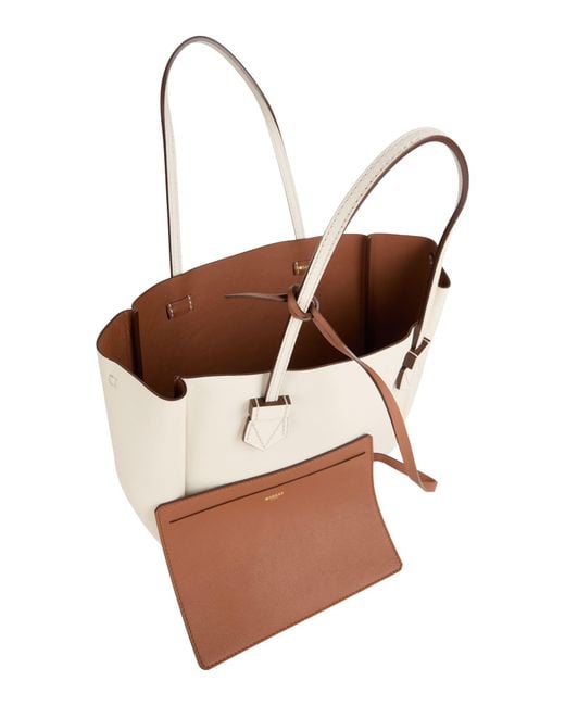 Moreau Paris White Ivory Handbag Leather