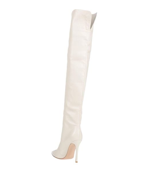 Gianvito Rossi White Stiefel