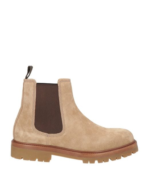 Brunello Cucinelli Brown Ankle Boots Leather for men