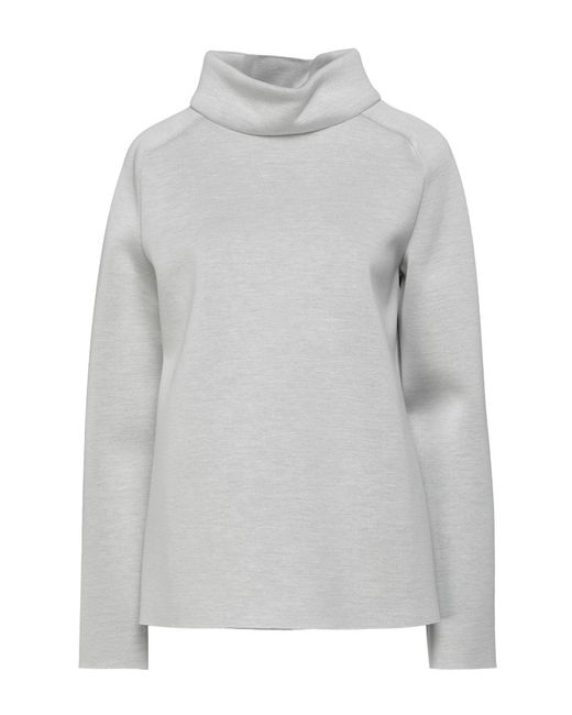 Liviana Conti Gray Light Sweatshirt Modal