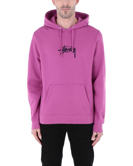 Adelaida labio pedestal Sudadera Stussy de hombre de color Rosa | Lyst