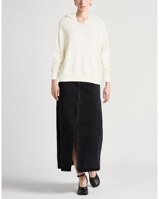 hinnominate White Sweater Viscose, Polybutylene, Polyamide, Elastane
