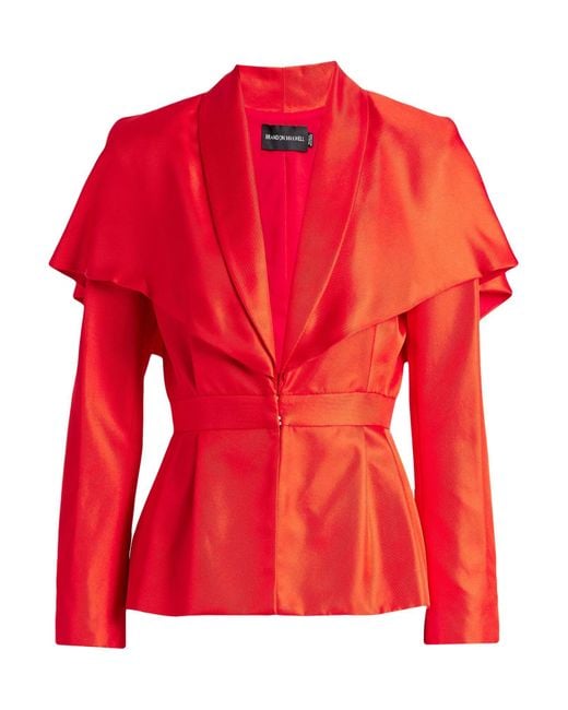 Brandon Maxwell Red Blazer