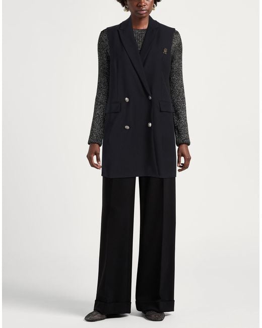 Tommy Hilfiger Black Midnight Blazer Polyester, Wool, Elastane