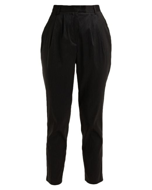 Gaelle Paris Black Pants Polyester, Nylon, Elastane