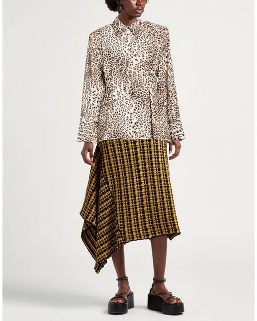 Gestuz White Sand Shirt Recycled Polyester, Elastane