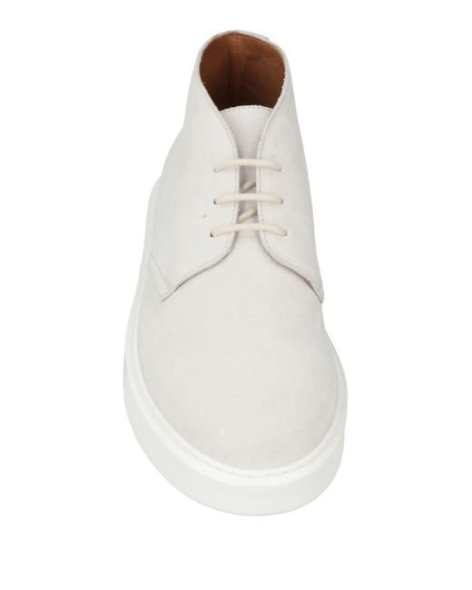Doucal's Gray Ankle Boots for men