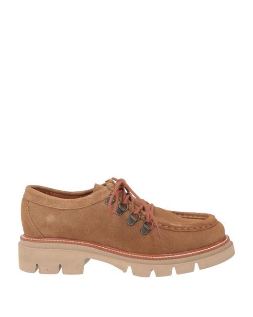 Nila & Nila Brown Lace-Up Shoes