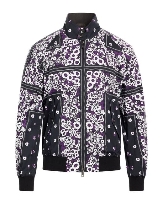 Baracuta Blue Noma T.D. Jacket Cotton, Elastane for men