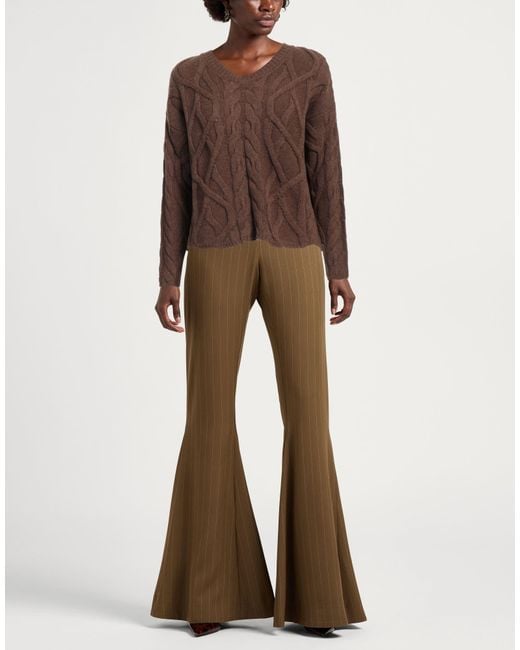 Pullover Alpha Studio en coloris Brown