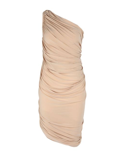 Norma Kamali Natural Midi Dress