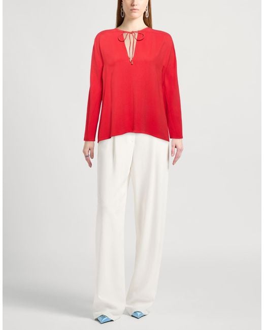 Top Ferragamo en coloris Red