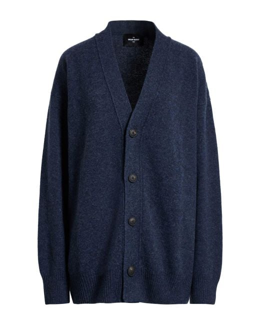 Gran Sasso Blue Cardigan Virgin Wool for men