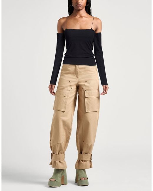 Joah Brown Black Top Polyester, Elastane