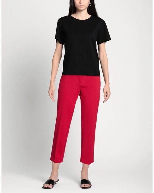 Kaos Red Pants Viscose, Polyamide, Elastane