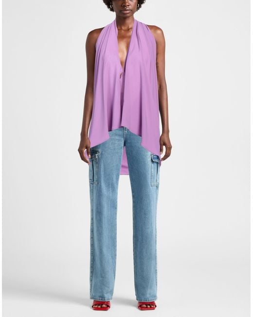 Top Semicouture de color Purple
