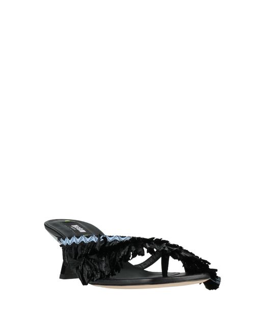 MSGM Black Zehentrenner