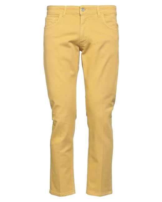 Entre Amis Yellow Jeans for men