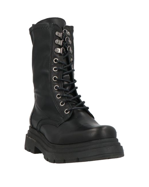 Ottod'Ame Black Ankle Boots Leather