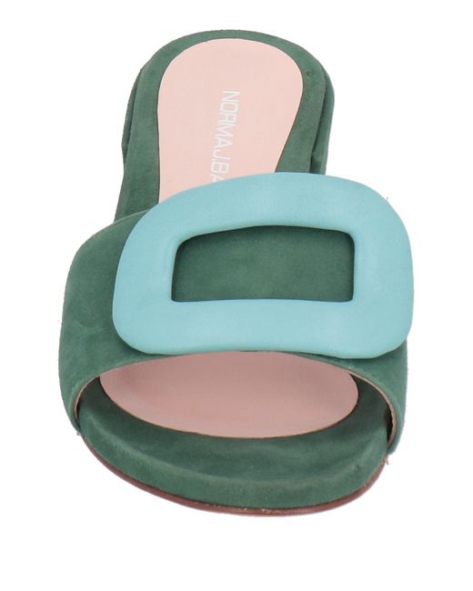 Norma J. Baker Green Sandals