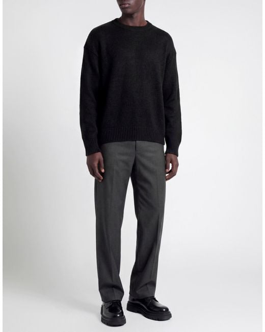 State of Order Black Sweater Acrylic, Polyamide, Mohair Wool for men