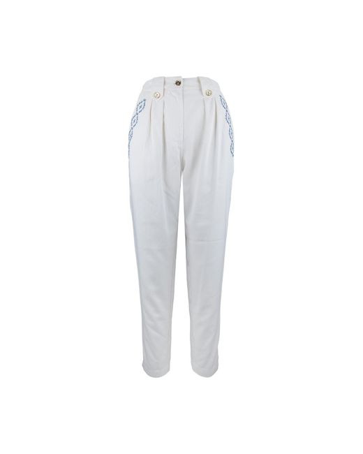 Pantalon Elisabetta Franchi en coloris White