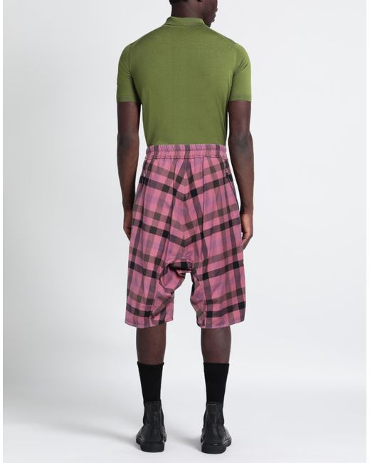 Rick Owens Red Cropped Trousers for men