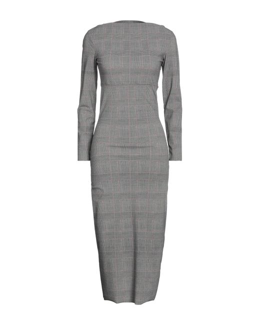 La Petite Robe Di Chiara Boni Gray Midi Dress