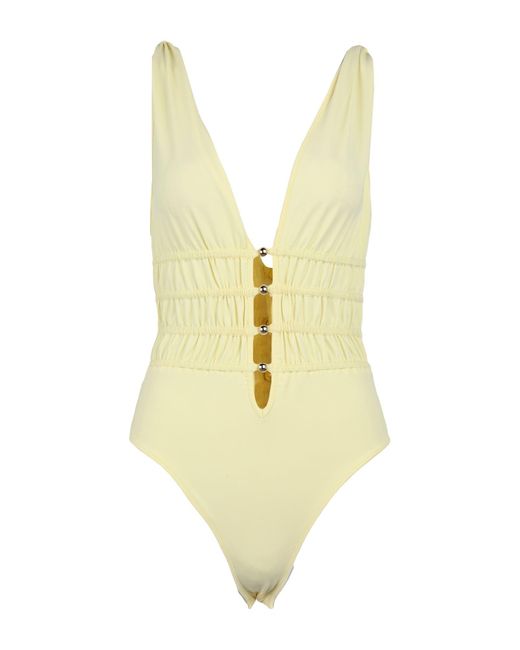 Maje Yellow Bodysuit