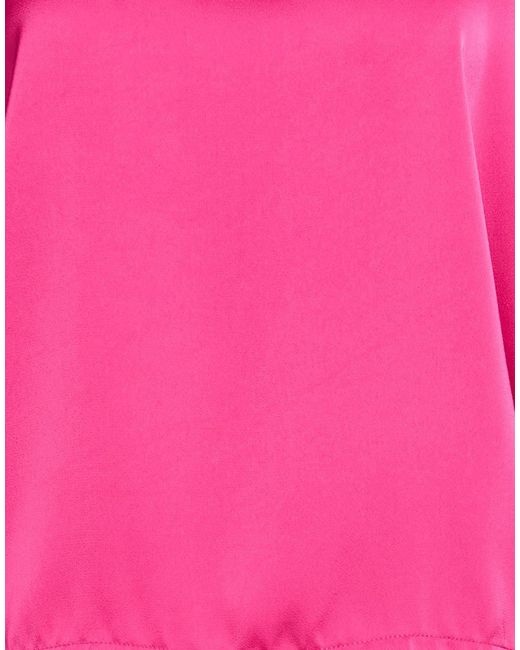 Clips More Pink Fuchsia Top Polyester