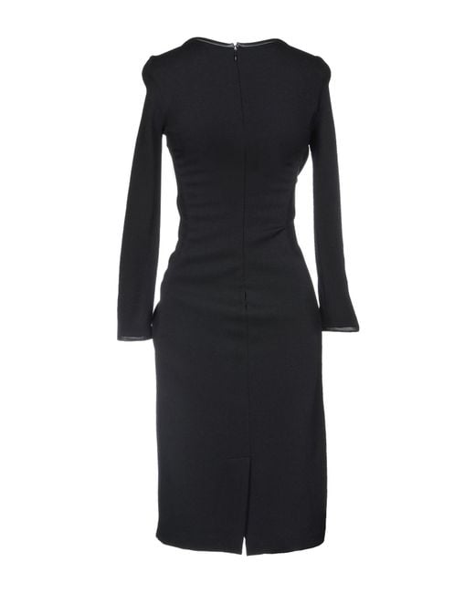 Emporio Armani Black Midi Dress