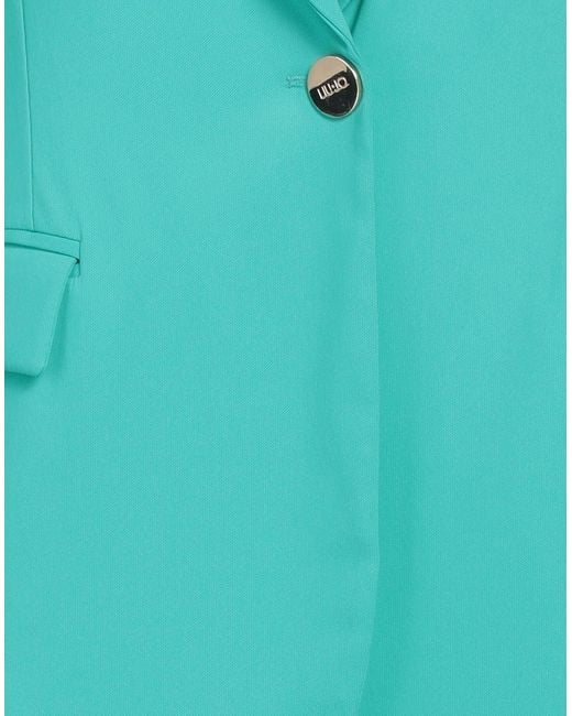 Liu Jo Green Blazer Viscose, Polyester, Elastane