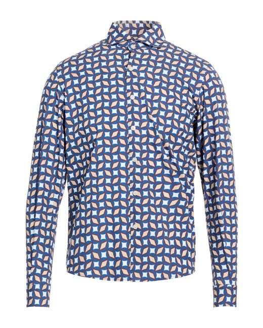 Alessandro Lamura Shirt Cotton in Blue for Men | Lyst