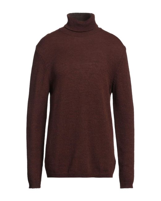 Lardini Purple Turtleneck for men