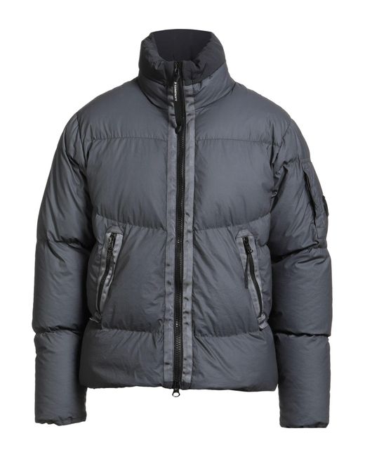 C P Company Gray Puffer Polyamide for men