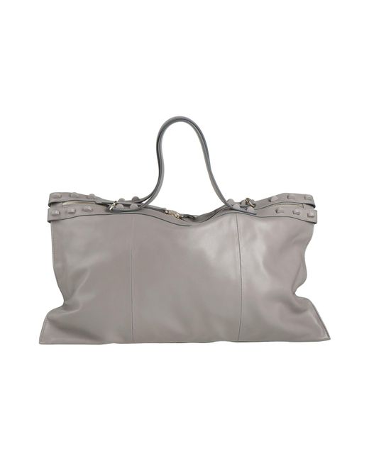 Borbonese Gray Handbag