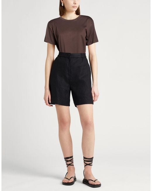 Fabiana Filippi Brown T-Shirt Cotton, Ecobrass