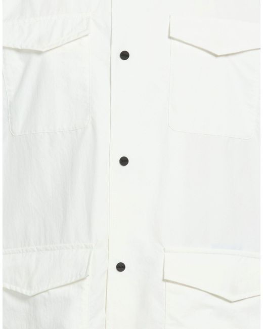 Herno White Jacket Polyester for men