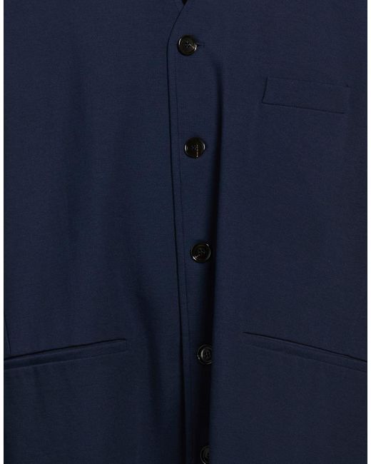 Grifoni Blue Blazer Viscose, Polyamide, Elastane for men