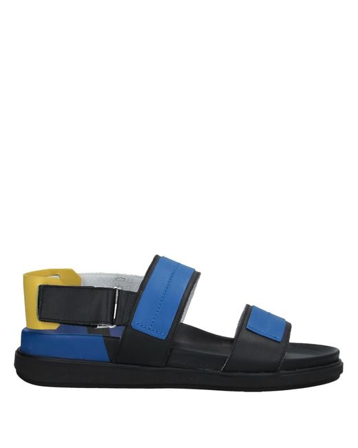 Bikkembergs Blue Sandals for men