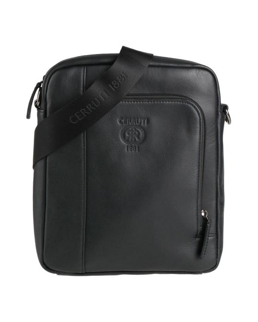 Cerruti 1881 Black Cross-body Bag for men