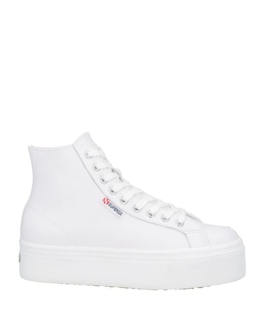 Superga White Trainers