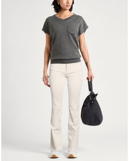 ARMANI EXCHANGE White Pants Cotton, Elastane